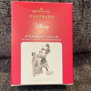 Hallmark Keepsake Ornament: Disney Steamboat Willie!